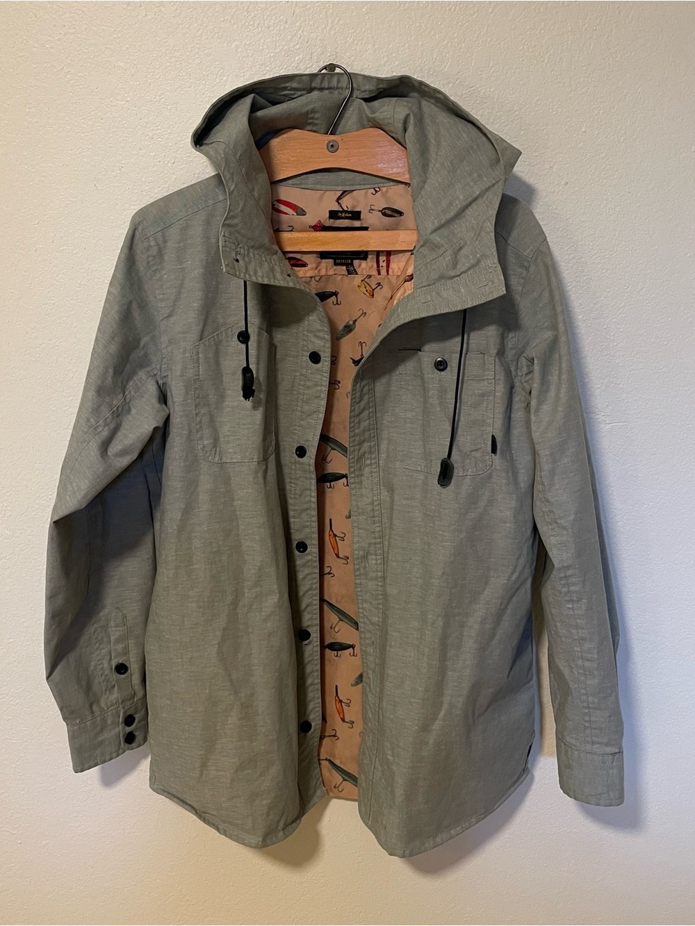 Burton DRYRIDE "Griffin" Hooded Tech Flannel Shirt Jacket – Men's Medium